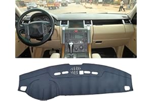 LIOUFTT Tappetino per cruscotto in Pelle per Auto, Adatto per Land Rover Range Rover Sport L320 2006-2009 Accessori