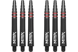 RED DRAGON Nitro Xfire Dart Stems (Shafts) - 2 sets per pack (6 Stems in total)