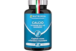 LABORATOIRES NUTRIMEA Calcio Complex | Integratore con Magnesio e Vitamine D3 & K2 | Ossa e Muscoli | 90 Capsule | Nutrimea
