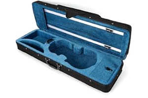 Futchoy Étui de violon 4/4 - Sangle de sac à dos - Violon - En tissu Oxford - Avec sangle de sac à dos - 2 sangles réglables et poignée - Noir