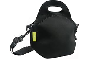 San Ignacio Ordesa Borse per Il Pranzo, Neoprene, Nero, 30x30x17
