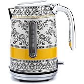 BergHOFF Gem Royal Margery 1.7 Liter Patterned Kettle &ndash; 2200 W, Stainless Steel Body