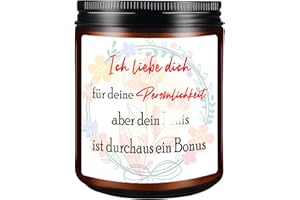 ORYCOOL Geschenke für ihn, lustige Geschenke für den Freund, Duftkerzen Geschenke für den Ehemann, Geburtstagsgeschenk, Geschenk zum Valentinstag, Jubiläumsgeschenk(Lavendel-45 H)