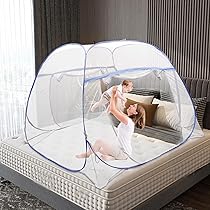 Moskitonetz Bett Pop Up - Faltbares Mückennetz Für Reise Und Zuhause