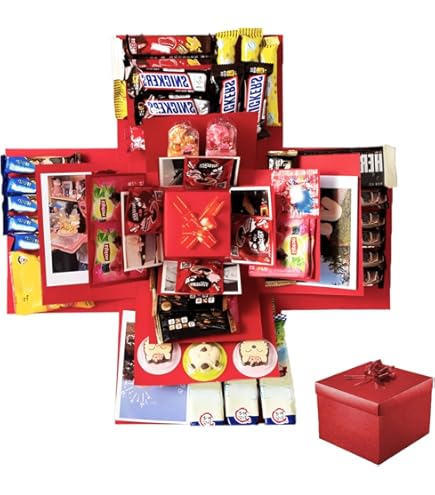VEESUN Boite Cadeau Creative DIY Surprise Explosion Boîte Avec 6