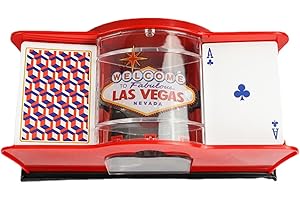 Fenytay Hand Card Shuffling Machine For Home Card Game, Manual Cards Shuffler With Easy Hand Cranked System, 2-Deck Card Shuffler Playing Card Shuffler Machine For Home Card Game Travel Card Games