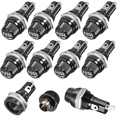 BUGUUYO Sicherungskasten Rot | Doppel Sicherungshalter Für Motorrad Roller ATV