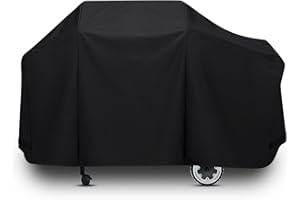 DIJIA Copertura barbecue da esterno 155 cm per Copertura per barbecue a gas Genesis Silver/Gold / 2000 – 5500 – 7552, impermeabile in tessuto Oxford (155 x 56 x 94 cm)