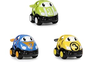 Bright Starts Oball Go Grippers Vehicle Race Car (Pack of 3)