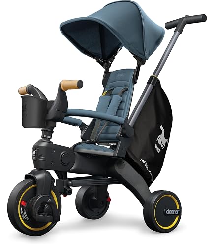 Doona Liki Trike S3, Desert Green - 5-in-1 Compact, Foldable