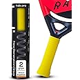 HELIX PRO GRIP Padel. Duration x10 Anti-sweat Technology Premium 1 Minute to Apply Overgrips Padel Grip Tennis Padel Accessories Hexacore Suitable for Badminton Squash Bike