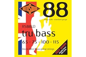 Rotosound struny do basu elektrycznego TRU BASS NYLON FLATWOUND 4-str. RS88LD NYLON FLATW Standard 65-115
