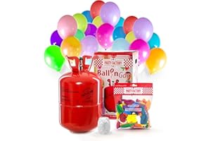 Party Factory Ladenburg Helium Bottle for 50 Balloons