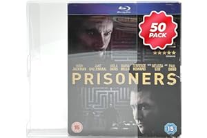 EXTREMEGRIPPRO Steelbook – Lot de 25 housses de protection en PET transparent compatible avec Blu-Ray Tranche visible de 0,35 mm avec carte J