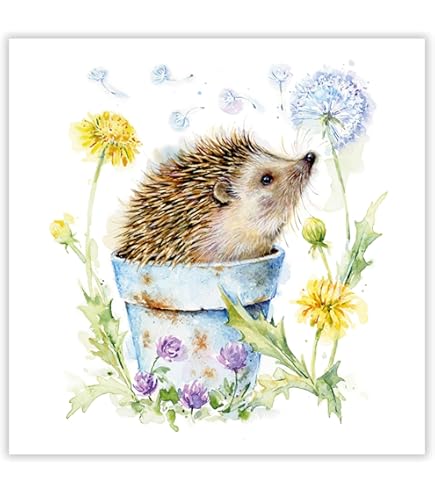 Noel Tatt Pack Of 4 Blank Notecards - Sleeping Kittens - 4 Cards Of 1 - View #3