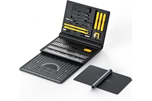 Fanttik E1 NEX Workstation Präzisions-Schraubendreher-Set, 64 magnetische Bits, 12 Arten von Fixierwerkzeugen, 2 Drehmoment, max. 3 N.m, Reparaturwerkzeug für Telefon, Laptop, Kameras, Uhren