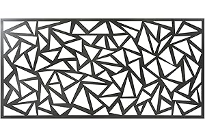 ACEROPANEL Chapa Perforada Decorativa de Hierro | Panel Metálico Hierro en Crudo | 2x1 m | Ideal para Decoración de exteriores | Vallas, Celosías, Paredes, Balcones, Jardines | Mod. 42