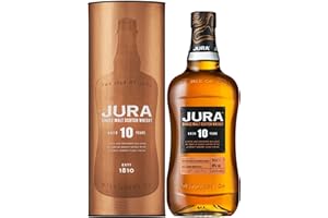 Jura 10 Year Old Single Malt Scotch Whisky 70 cl | Fruity and Balanced 40% vol | More than a Whisky, made by a Scottish Island Community | A Sweet, Smooth Single Malt