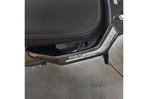 Resin Bike Adhesivos de Moto Compatibles con Benelli TRK 502 X 2020-2022. Protecciones Agarraderas Traseras con Baúl de Choques y Arañazos de Moto. Adhesivo 3D Resinado - Made in Italy