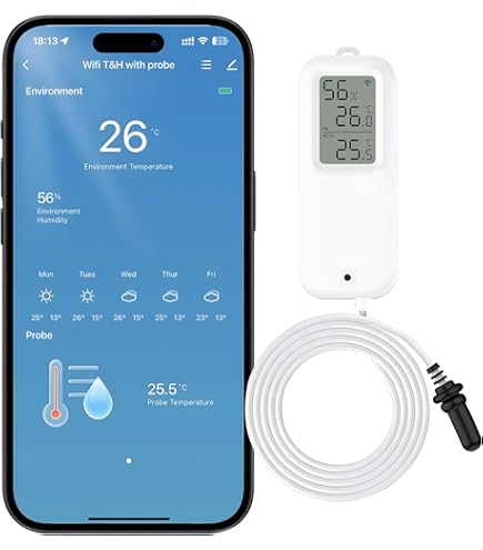 BEBUSINGOTO Sveglia Con Proiettore, Radiosveglia Con Temperatura, Umidità, Schermo LED A