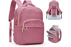 BOXSAM Zaino Donna, Zaino Scuola Casual Daypack Backpack Moda, Borse a Zainetto Impermeabile Elegante,Zaino Lavoro per Scuola Viaggio Lavoro Shopping