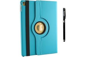 inShang Coque Compatible avec iPad Housse 9.7 Coque iPad 2018/2017/ air/air 2 Étui Case avec Veille/Réveil + Rotatif + Support Stylet