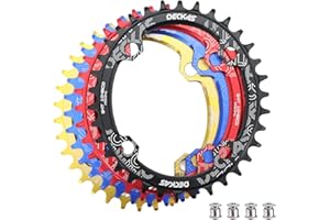 DJC COMPONENTS DJC Bike Chainring 104mm BCD Round/Oval MTB 104BCD 30T to 52T 7/8/9/10/11/12 Speed Narrow Wide Tooth Aluminum 7075 Super Lightweight 30T 32T 34T 36T 38T 40 42 DH XC Trail Fat Bike Ebike