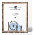 Tailored Frames Vienna Gold 24" x 16" | Rustic Style Vintage Single Picture Frame | Wall Hanging Type | Photo Frame Without Mount
