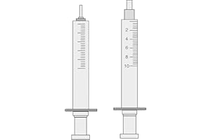 neoLab E-4233 Ganzglasspritze, Luer-Konus, 5 ml, Borosilikatglas