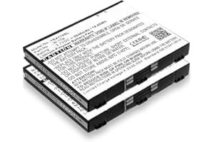 subtel, Battery for Router & mobile hotspots compatible with Netgear NightHawk M2, MR2100 (5040mAh, 3.7V) 2x Replacement battery W-10a