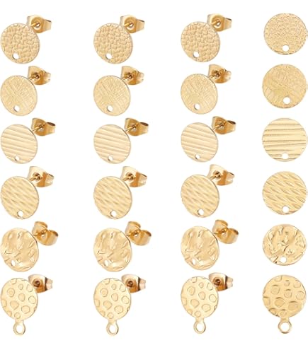 9ct Oro Giallo Orecchio Sicurezza Gancio Cavi Pendente - Foto 9