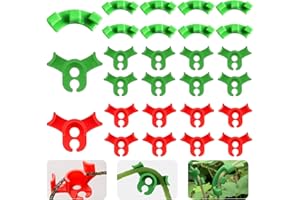 MPXEAVG Pack of 90 Plant Benders, Plant Growth Bender Clips, Small and Large Plant Bender Clips, Low Stress Training Clips, 90 Degree Plant Bender, for Bending Rhizomes and Changing the Growth Direction
