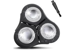 MONILOLY RQ11 Tete de Rasoir pour Philips Sensotouch - Tete pour RQ1150 RQ1155 RQ1145 RQ1195, Lames pour Tete de Rasoir pour Philips RQ1150, RQ11 Norelco Replacement Heads