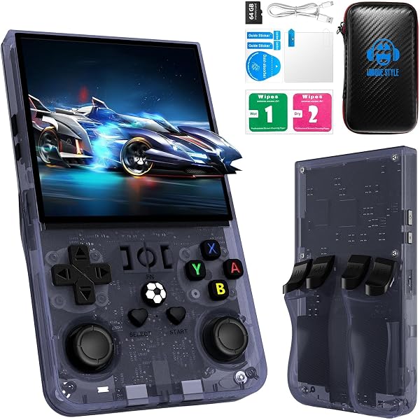R36MAX Retro Handheld Game Console, 4.0 inch IPS Screen, More Than