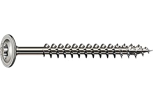 YIKKI Spax T-STAR Plus śruba z łbem, gwint części A2 Stal nierdzewna, 0257000800605