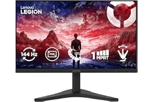 Lenovo Legion R24s - Écran Gaming 23.8'' FHD (IPS, 144 Hz, 1 ms, HDMI+DP, Câble DP) - Noir