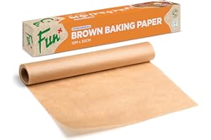 FUN BY AL BAYADER فن ® Indispensable Silicone Coated Baking Paper 10m X 30cm, Brown