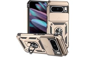 Jeelar ESONG Etui do Google Pixel 8 Pro, ochrona przed upadkiem klasy wojskowej, spersonalizowana osłona [ochrona aparatu]/magnetyczny pierścień, ulepszony PC/TPU, odporne na wstrząsy etui ochronne na
