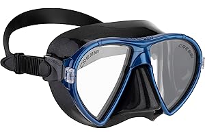 CRESSI Ocean - Máscara individual Ocean o Conjunto Máscara Ocean + Tubo Gamma para Buceo y Snorkel, Talla Única, Adultos