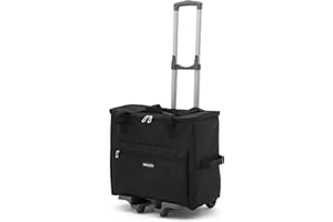 Hobby Gift Sac à roulettes Exclusif pour Machine à Coudre Noir