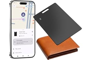 Localizzatore per portafoglio Pixelure per Android, tracker per portafoglio e carte sottile 2mm, compatibile con Google Trova il mio dispositivo (solo Android), impermeabile IP68, ricarica wireless
