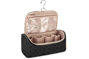 MAKINGTEC Travel Case Compatible with Dyson Airwrap Complete Styler and Attachments, Portable Storage Bag with Hanging Hook for Hair Curler Accessories(Black)