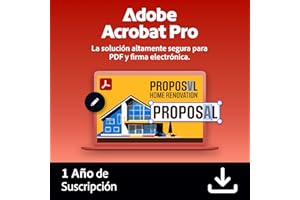 Adobe Acrobat Pro | 1 Año | PC/Mac |Descarga Digital