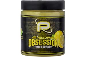 Proton - Colours Obsession - Tattoo Butter - Made by Nature - Yellow - 250ml / 8.5 Oz. Crema para proceso tatuaje y curar. Amarillo