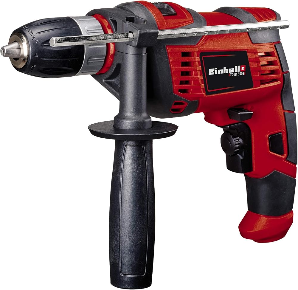 Einhell Darbeli Matkap TC-ID 550 E 4258621 | 550 W | dakikada 44.800 dev/dk darbeli delme | 13 mm metal matkap mandreni | betonda 13 mm delme kapasitesi | 3 işlev