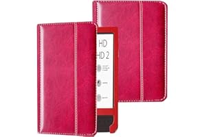 HAIEHAEYXZ Etui do PocketBook Touch HD & HD 2 15.2 cm e-Reader, skóra PU, pokrowiec do Pocketbook Touch HD 2 Smart Slim Folio Cover etui z funkcją automatycznego uśpienia/budzenia do PocketBook Touch HD etui