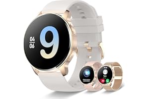 Iaret Reloj Inteligente Mujer con Llamadas,1,32'' Smartwatch Mujer 3 Correas, Pulsera Actividad Presión Arterial Ritmo Cardía