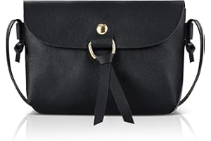 Energather Damska torba na ramię, prosta torba crossbody, damska i torebka, skóra PU, mała torebka damska z regulowanymi paskami na ramię