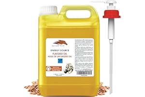 bleu & marine Bretania Huile de Lin VET pour Chevaux, Chiens et Animaux de Compagnie - Aliment complémentaire pour Chevaux/Chiens 5000 ML