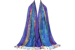 Neelamvar Colorful flowers Jacquard cotton pashmina Women Wrap Shawl tassels Scarves